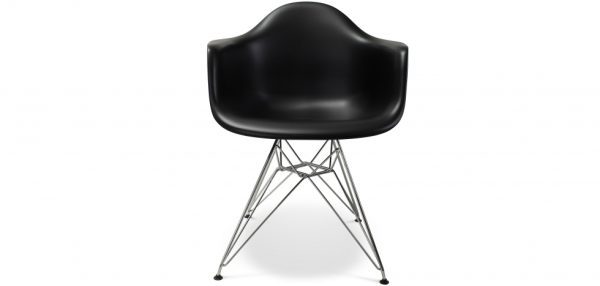 Eames Style DAR Armchair RED Chrome Leg* - Image 3