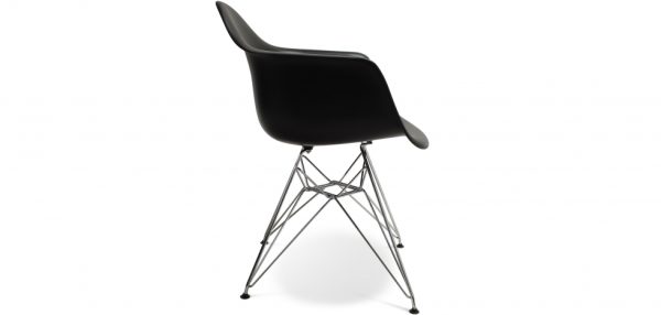 Eames Style DAR Armchair RED Chrome Leg* - Image 4