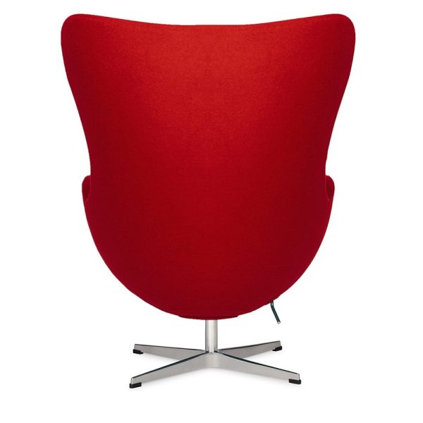 Zinzan Arne Jacobsen Egg Chair in Red