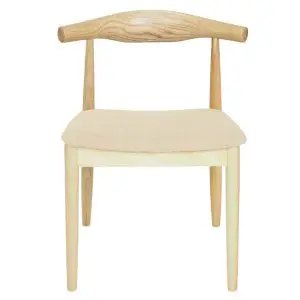 Wegner Style Elbow Chair Square Seat in Ash, Custom Made | Ireland Exclusive