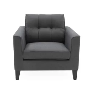 Astrid 1 seat sofa in charcoal