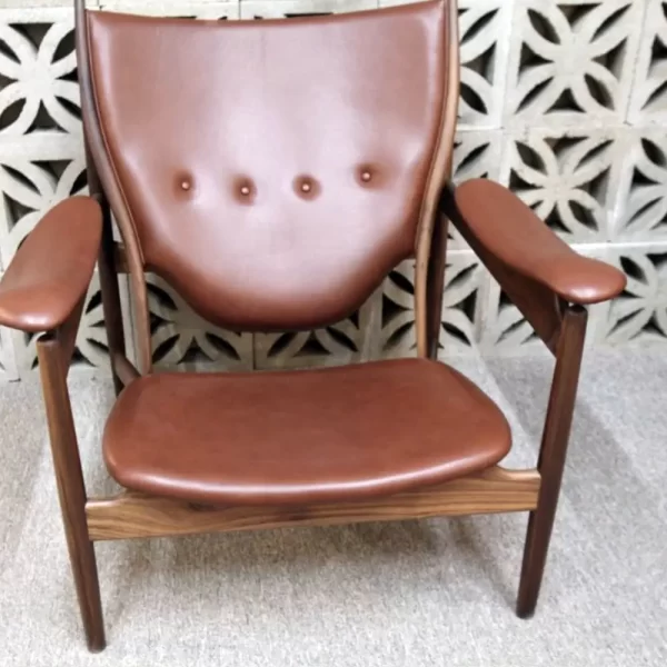Zinzan Finn Juhl Style Chieftains Chair - Image 2