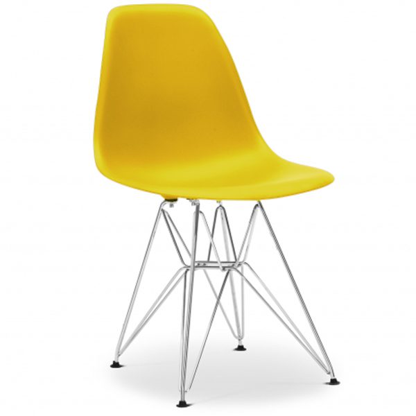 Eames Style DSR Side Chair Chrome Leg*