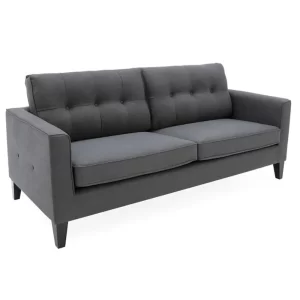 Astrid 3 seat sofa in charcoal