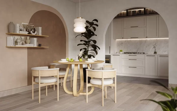 Zinzan Lup Round Dining Table - Image 6