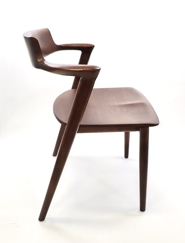 Motomi Dining Chair in Dark Walnut