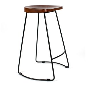 Tulsi Barstool with walnut seat